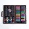145 Pieces Deluxe Art Set in Portable Wooden Box Drawing Kit Set with Oil Pastels, Crayons, Colored Pencils, Watercolor Cakes, Brushes, Wooden Case Art Supplies (Wooden)